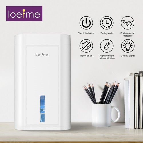 Portable quiet dehumidifier - 1l,